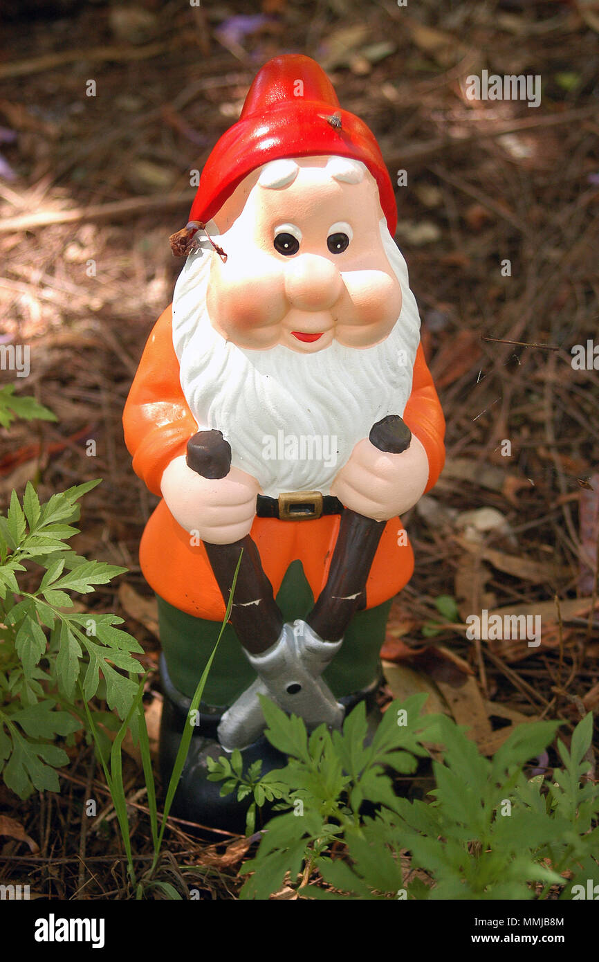 Garten gnome Stockfoto