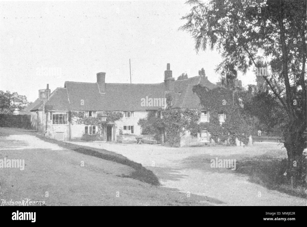 BERKS. Swan, Stroud 1897 alte antike vintage Bild drucken Stockfoto