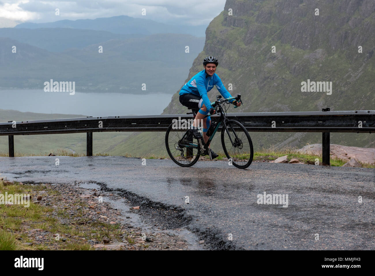 Radfahren Bealach Na BÖHLER, Meckl. Stockfoto