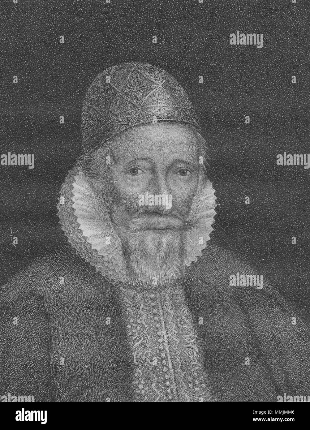 HAMPSTEAD. Sir William Waad, Leutnant der Turm 1814 alten, antiken Drucken Stockfoto