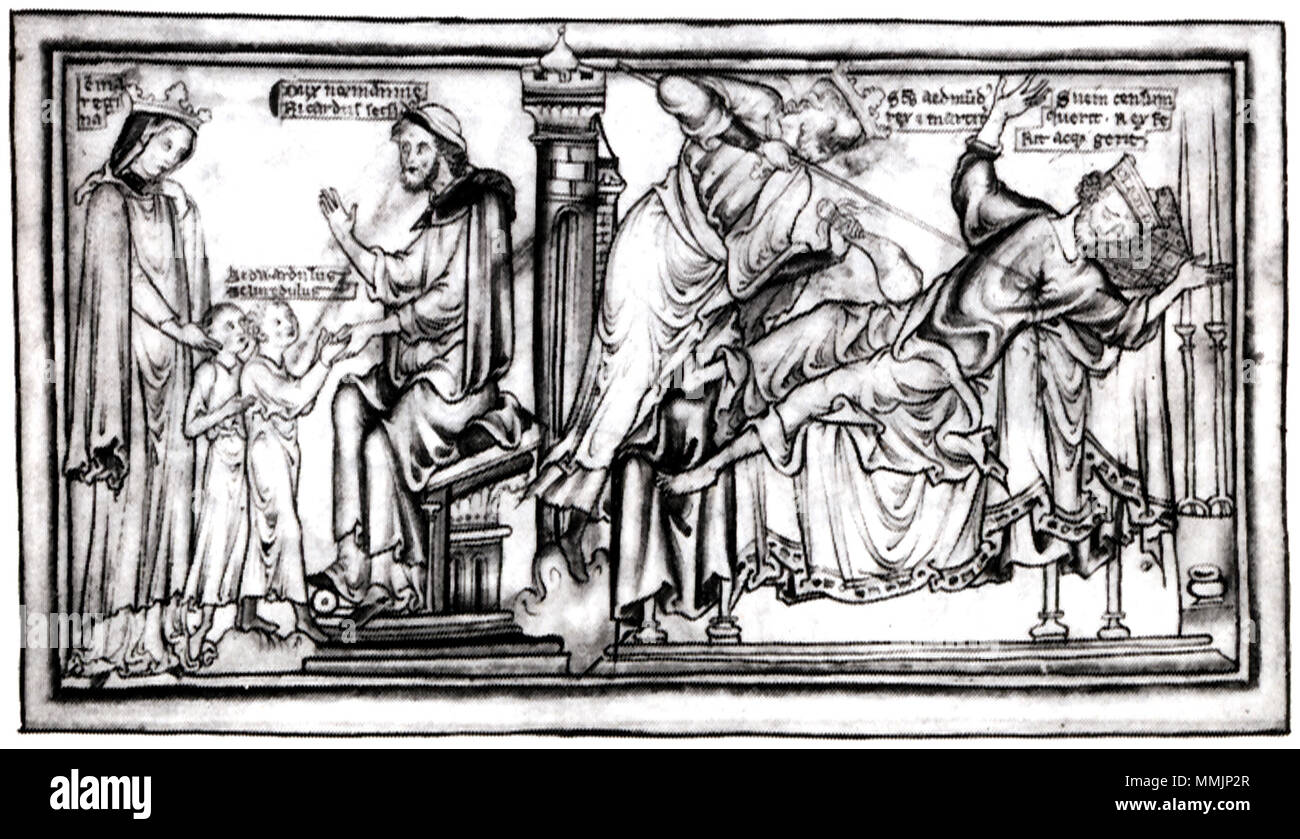. Englisch: Cambridge University Library MS Ee. 3,59 s. 4 Edmund Tötung Sweyn. 13. Jahrhundert. Matthäus Paris (1200 - 1259) Alternative Namen Matthaei Parisiensisc Beschreibung britischen Manuskript Erleuchter und Kartograph Geburtsdatum / Tod ca. 1200 zwischen Mai 1259 und Juni 1259 Ort der Geburt / Todes England St Albans Arbeitsort Abtei St. Albans, Hertfordshire, England Authority control: Q 369366 VIAF:?:? ISNI 34451801 0000 0001 2127 1959 ULAN:?? n 500006707 LCCN: 50066825 NLA:? 35408840 WorldCat Cambridgemsee 359 f4edmundkillingsweyn Stockfoto . Englisch: Cambridge University Library MS Ee. 3,59 s. 4 Edmund Tötung Sweyn. 13. Jahrhundert. Matthäus Paris (1200 - 1259) Alternative Namen Matthaei Parisiensisc Beschreibung britischen Manuskript Erleuchter und Kartograph Geburtsdatum / Tod ca. 1200 zwischen Mai 1259 und Juni 1259 Ort der Geburt / Todes England St Albans Arbeitsort Abtei St. Albans, Hertfordshire, England Authority control: Q 369366 VIAF:?:? ISNI 34451801 0000 0001 2127 1959 ULAN:?? n 500006707 LCCN: 50066825 NLA:? 35408840 WorldCat Cambridgemsee 359 f4edmundkillingsweyn Stockfoto