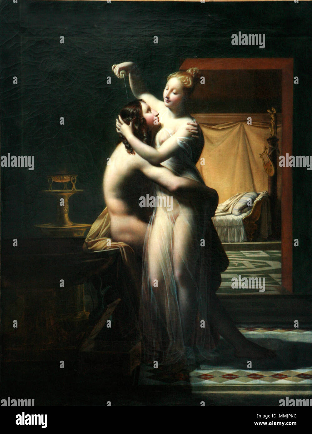 Héro et Léandre-Pierre - Claude Delorme mg 8210 Stockfoto