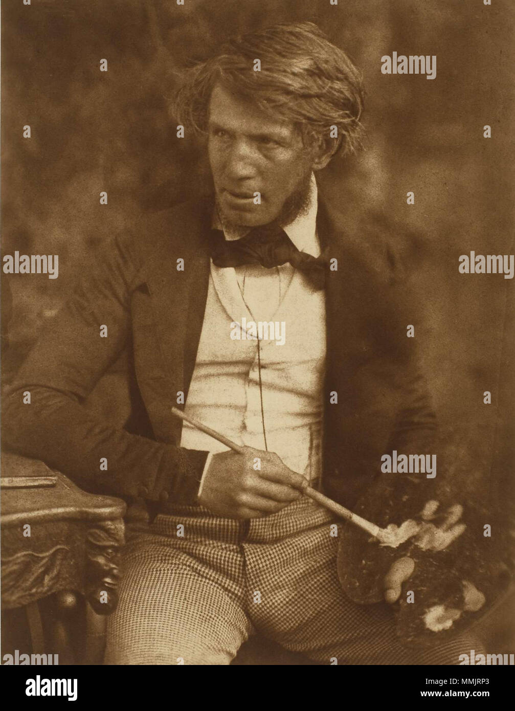 . Co2-Druck von Horatio McCulloch. 1847. Hill & Adamson Alternative Namen von Hill und Adamson Beschreibung schottischen Photo Studio. Partnerschaft von David Octavius Hill und Robert Adamson Arbeit Periode zwischen 1843 und 1848 Arbeiten Ort Rock House auf dem Calton Hill, Edinburgh, Schottland Authority control: Q 3678920 VIAF:?? 500041217 127745730 ULAN: Horatio McCulloch von Hill & Amp; Adamson Stockfoto