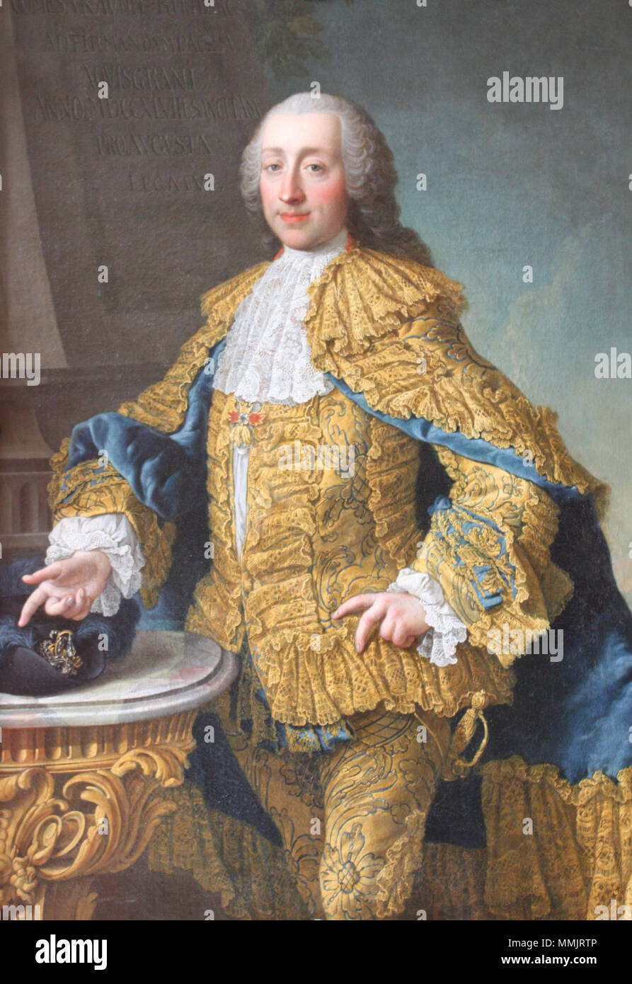 Portrait von Wenzel Anton Fürst von Kaunitz-Rietberg (1711-1794). ca. 1749-1752. Wenzel Anton Graf von Kaunitz-Riethberg Stockfoto