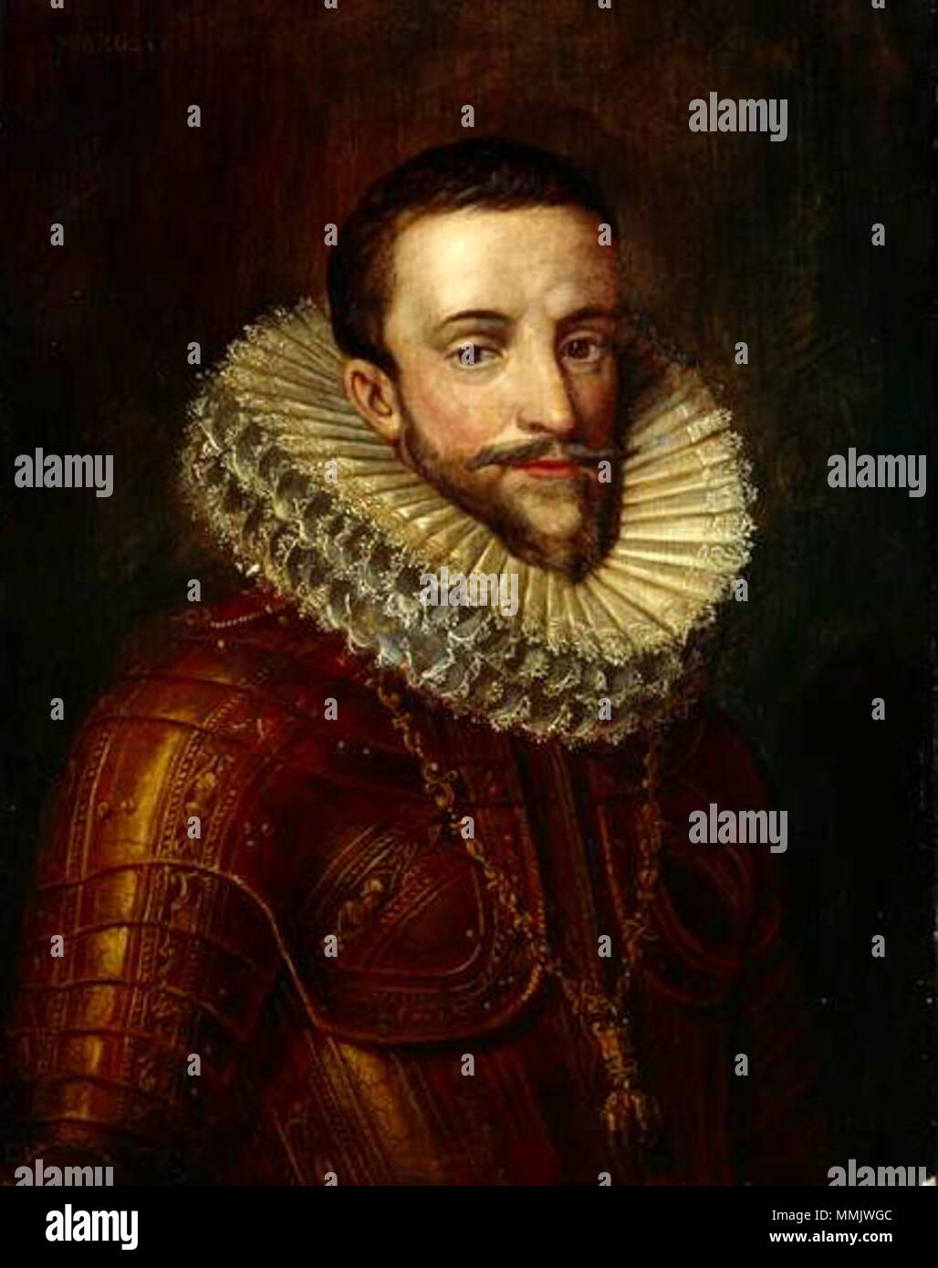 . Don Ambrosio Spinola Doria, Marques de los Balbases (1569-1630) Allgemeine Ambrosio Spinola mit der Orden vom Goldenen Vlies Ambrogio Spinola, 1 Marquis des Balbases Stockfoto