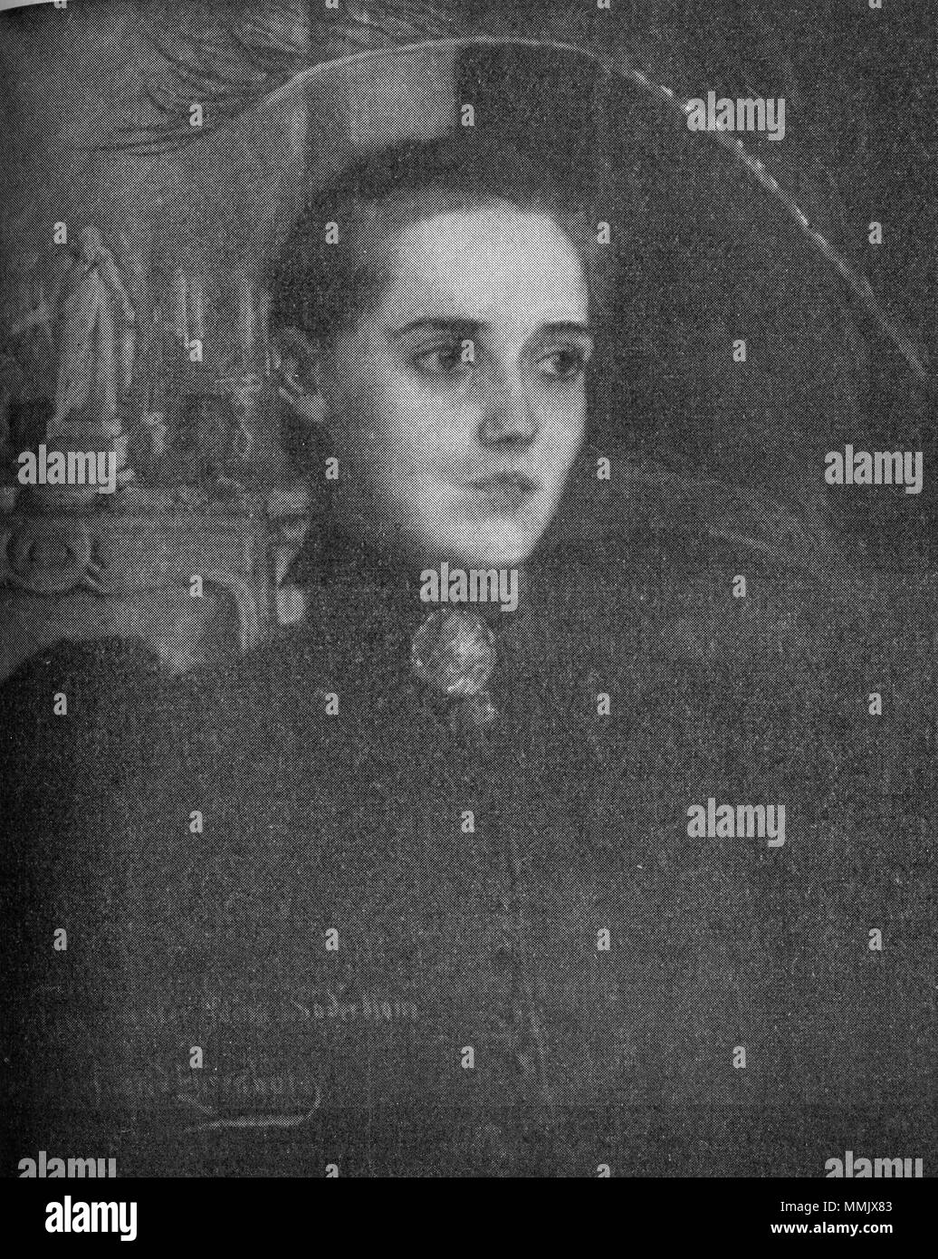 47 Anna Söderblom 1894 Stockfoto