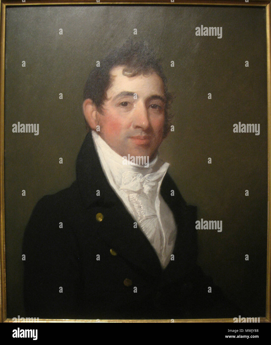 . Francis Welch Portrait von Francis Welch. ca. 1810. Francis Welch, ca. 1810, von Gilbert Stuart (1755-1828) - Worcester Art Museum - IMG 7592 Stockfoto