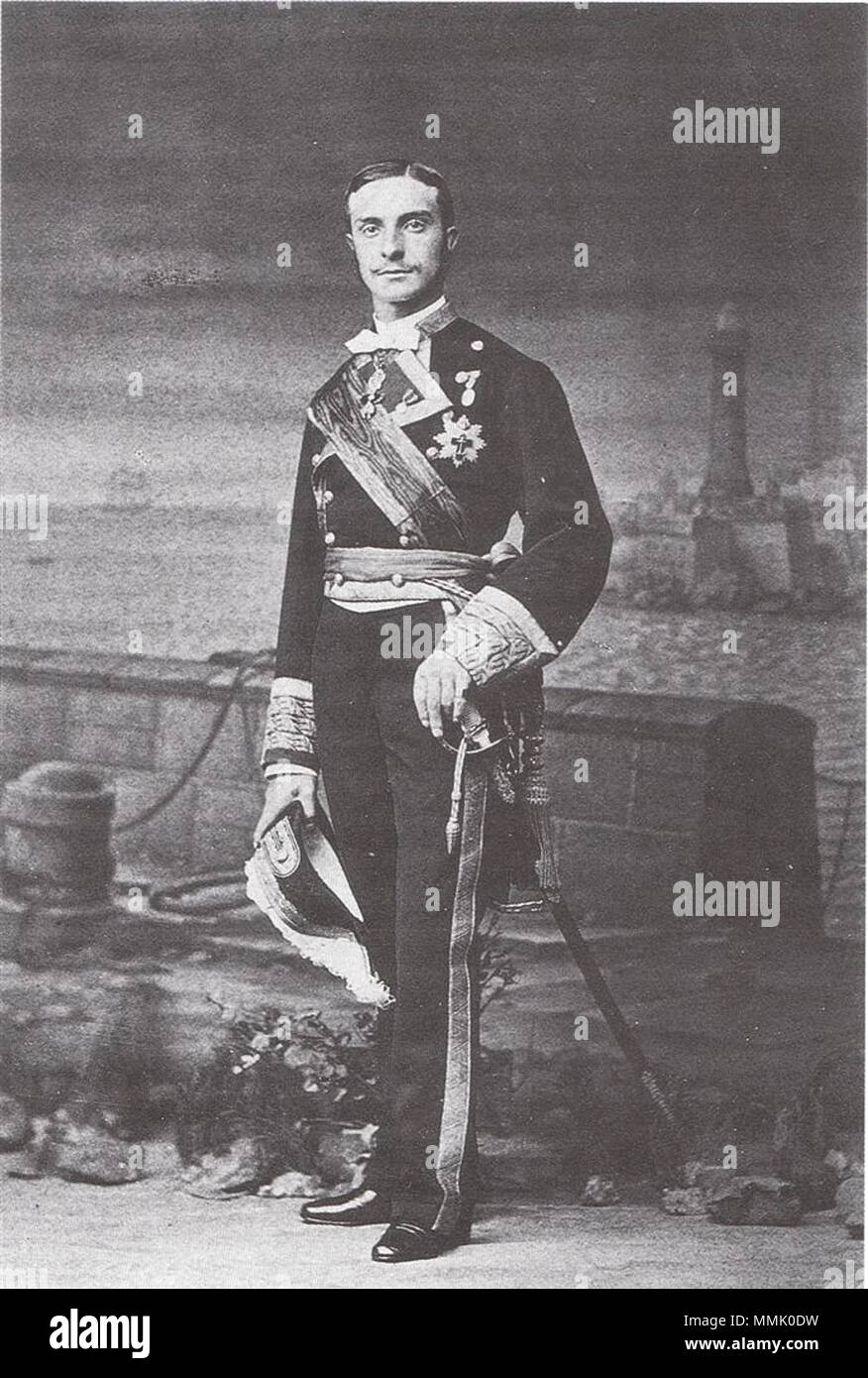 . Englisch: Alfonso XII., König von Spanien. ca. 1870. Unbekannt König Alfonso XII. Stockfoto