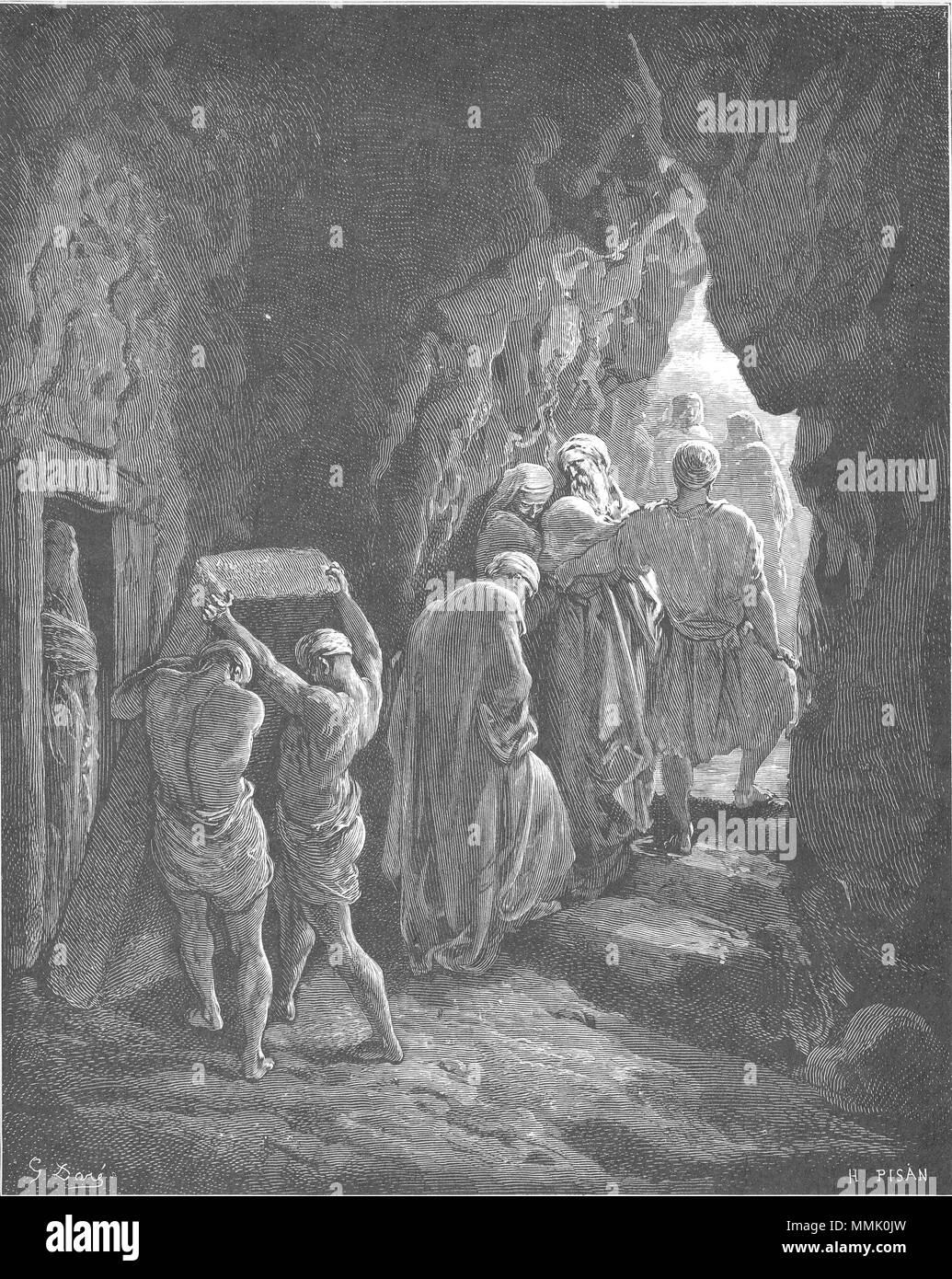 . Englisch: Die Beerdigung von Sarah (Gen. 23:1-20) Русский: Авраам хоронит свою жену Сарру в пещере (Быт. 23:1-20). 1866. Gustave Doré (1832-1883) Alternative Namen Paul Gustave Doré, Paul Gustave Doré Louis Christophe Beschreibung französischer Maler, Zeichner, Kupferstecher und Karikaturist Geburtsdatum / Tod am 6. Januar 1832 23. Januar 1883 Ort der Geburt / Tod Strasbourg Paris arbeiten Standort Paris Aufsicht: Q6682 VIAF:? 41839207 ISNI:? 0000 0001 2278 6962 ULAN:?? n 500013657 LCCN: 79089221 NLA:? 35041510 WorldCat017. Die Beerdigung von Sarah Stockfoto