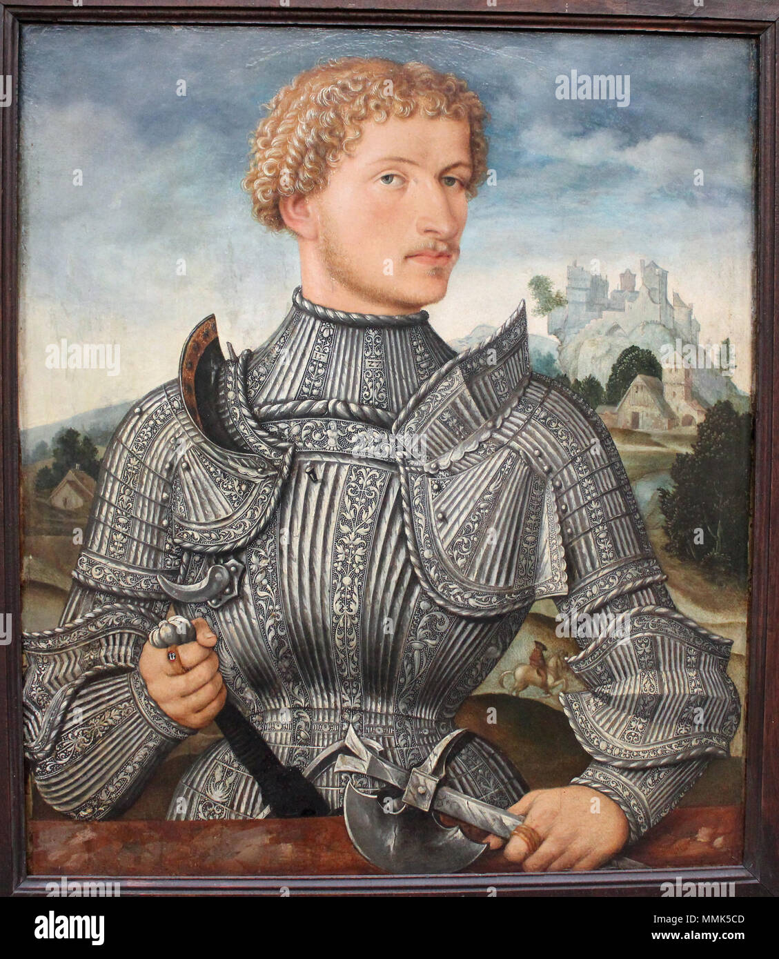 . Ein Ritter der Rehlinger Familie Bildnis eines Herrn Rehlinger.. 1540. Bildnis eines Herrn Rehlinger Stockfoto