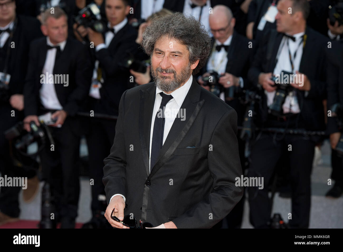 Cannes, Frankreich. 11. Mai 2018. Radu Mihaileanu besucht das Screening von 'Ash ist die reinste Weiß (Jiang Hu Er Nv)' während der 71st jährlichen Filmfestspiele von Cannes im Palais des Festivals am 11. Mai 2018 in Cannes, Frankreich Quelle: BTWImages/Alamy leben Nachrichten Stockfoto