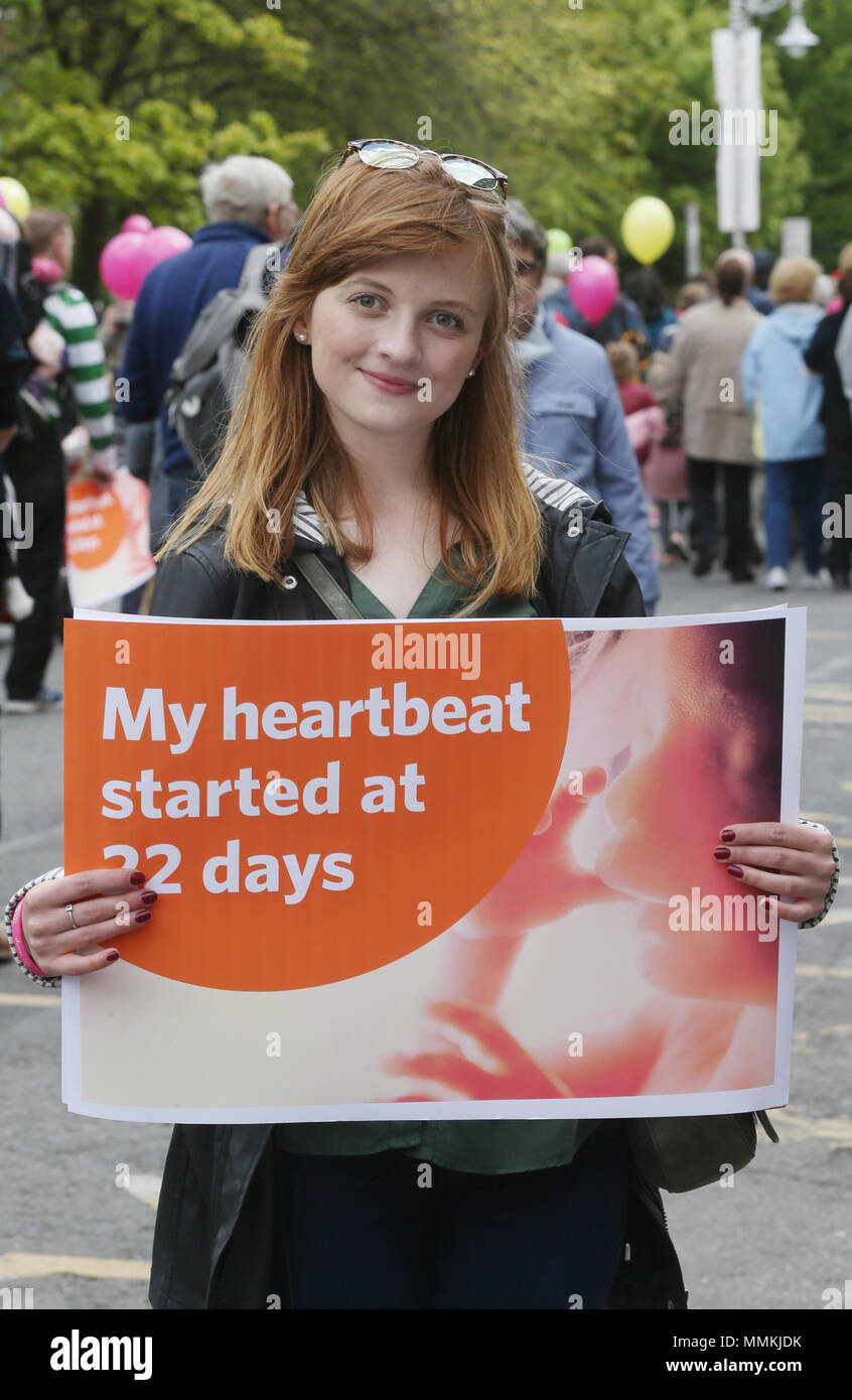 12/05/2018. Liebe sowohl Rallye, bei der Unterstützung einer Abtreibung keine Abstimmung im irischen Referendum, Dublin, Irland Stockfoto