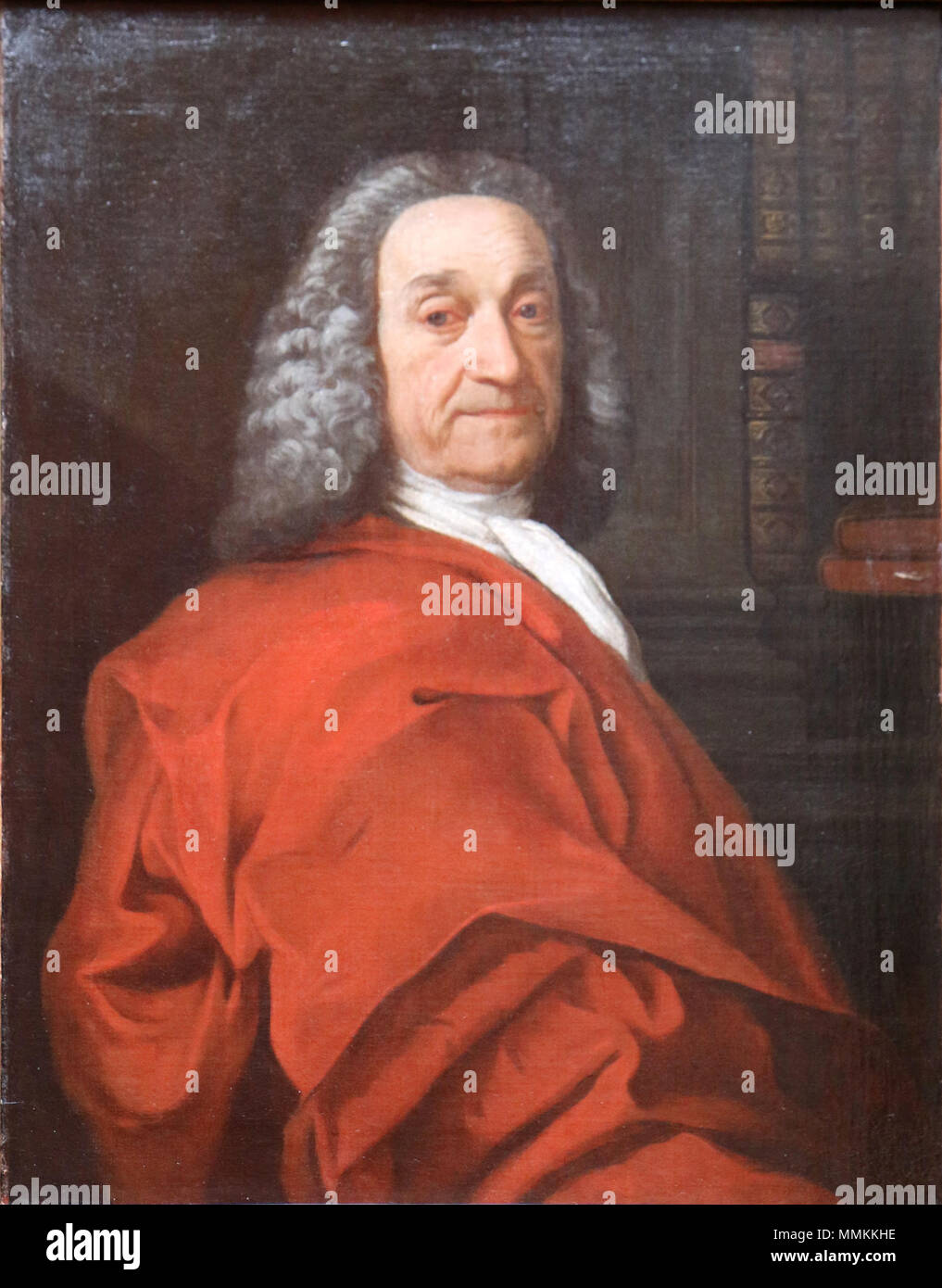 Porträt von Joseph Fornery. Carle Van Loo-Joseph Fornery Stockfoto