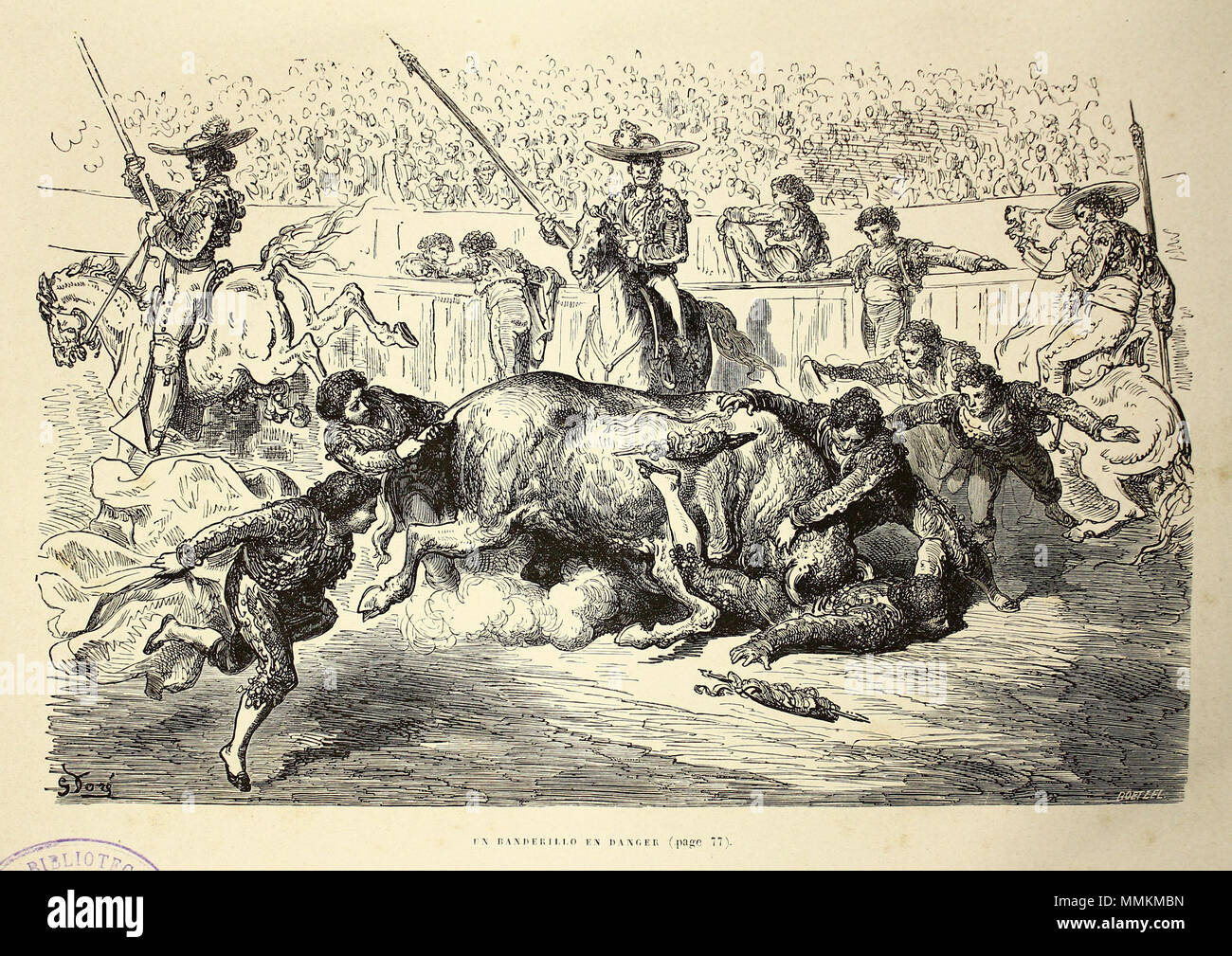 . Autor: Davillier, Jean Charles, Barón, 1823-1883 Descripción bibliográfica: L'Espagne/par Le Baron CH. Davillier; ilustrée de 309 gravures dessinées su Bois par Gustave Doré. - Paris: Librairie Hachette, 1874. - 799 S. : Il. Materia: España - geografía Materia: España - Usos y costumbres Ilustrador: Doré, Gustave, 1832-1883 Herausgeber: Libreria Hachette Lugar de impresión: Francia, París Lokalisation: Fama.us.es/Record = b 2470394S5* spi Libro completo: fondosdigitales.us.es/fondos/libros/8321/. 1874. Gustave Doré (1832-1883) Alternative Namen Paul Gustave Doré, Gustave Paul Louis Chri Stockfoto