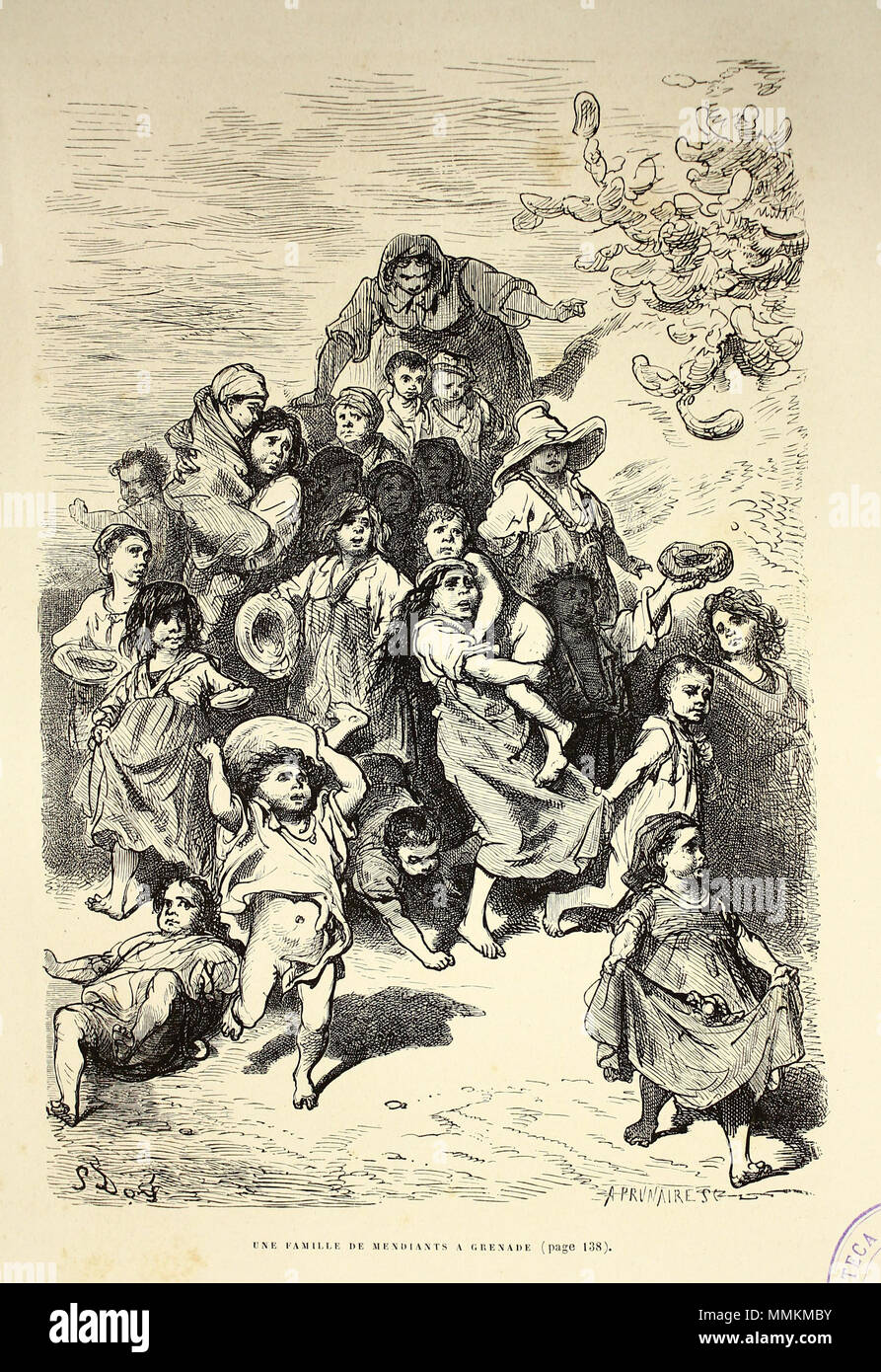 . Autor: Davillier, Jean Charles, Barón, 1823-1883 Descripción bibliográfica: L'Espagne/par Le Baron CH. Davillier; ilustrée de 309 gravures dessinées su Bois par Gustave Doré. - Paris: Librairie Hachette, 1874. - 799 S. : Il. Materia: España - geografía Materia: España - Usos y costumbres Ilustrador: Doré, Gustave, 1832-1883 Herausgeber: Libreria Hachette Lugar de impresión: Francia, París Lokalisation: Fama.us.es/Record = b 2470394S5* spi Libro completo: fondosdigitales.us.es/fondos/libros/8321/. 1874. Gustave Doré (1832-1883) Alternative Namen Paul Gustave Doré, Gustave Paul Louis Chri Stockfoto