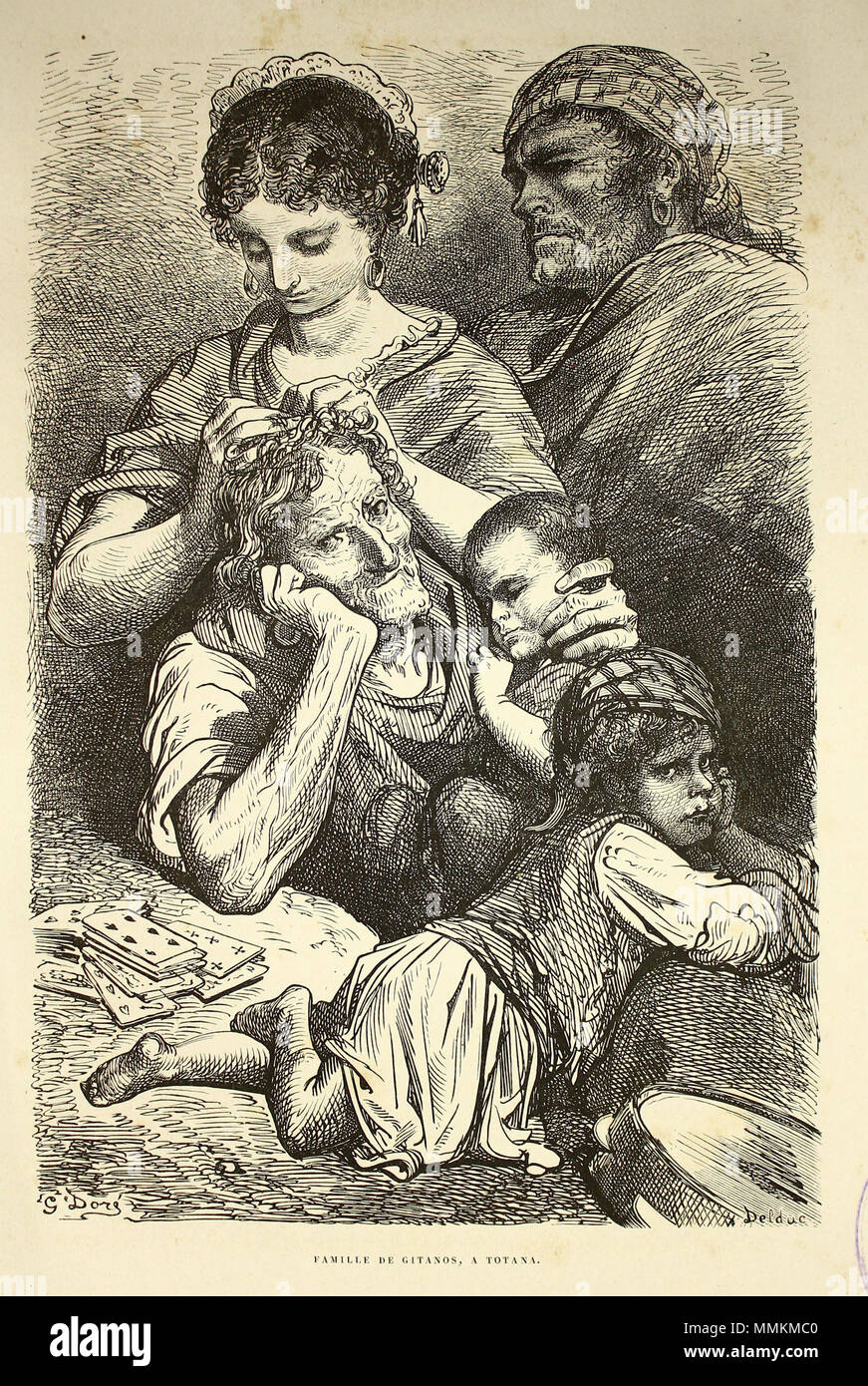 . Autor: Davillier, Jean Charles, Barón, 1823-1883 Descripción bibliográfica: L'Espagne/par Le Baron CH. Davillier; ilustrée de 309 gravures dessinées su Bois par Gustave Doré. - Paris: Librairie Hachette, 1874. - 799 S. : Il. Materia: España - geografía Materia: España - Usos y costumbres Ilustrador: Doré, Gustave, 1832-1883 Herausgeber: Libreria Hachette Lugar de impresión: Francia, París Lokalisation: Fama.us.es/Record = b 2470394S5* spi Libro completo: fondosdigitales.us.es/fondos/libros/8321/. 1874. Gustave Doré (1832-1883) Alternative Namen Paul Gustave Doré, Gustave Paul Louis Ch Stockfoto