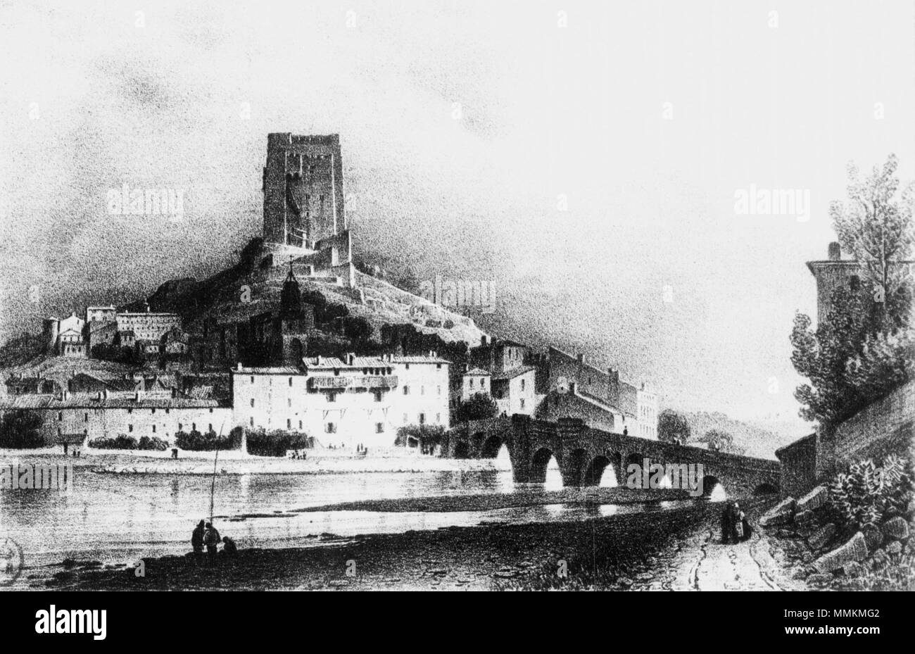 Album du Dauphiné (T1) - Crest Stockfoto