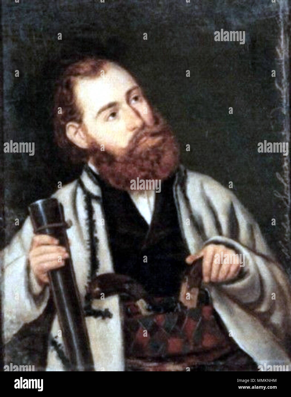 . 1848. Barbu Iscovescu (1816 - 1854) Alternative Namen Baruh Iehuda Iscovescu Beschreibung Romanian-Jewish Maler Geburtsdatum / Tod 24 November 1816 24 Oktober 1854 Ort der Geburt / Todes Bucure?ti Constantinopol Authority control: Q 7188159 RKD:? 127150 Barbu Iscovescu - Portretul lui Nicolae Salomo Stockfoto