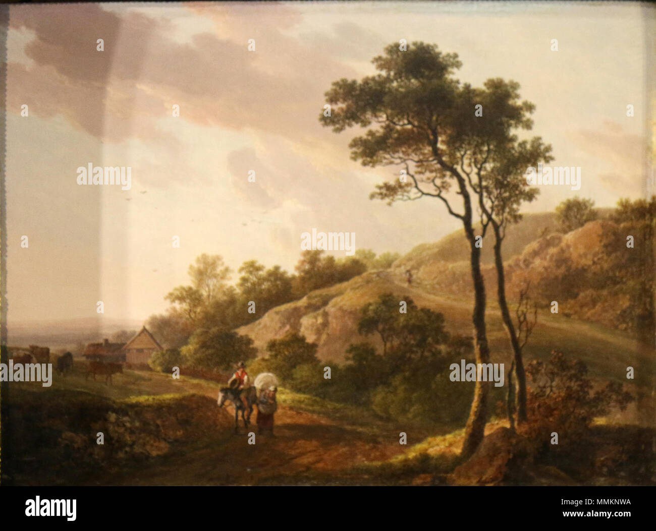 Français: Paysage Christian Wilhelm Ernst Dietrich-Paysage Stockfoto