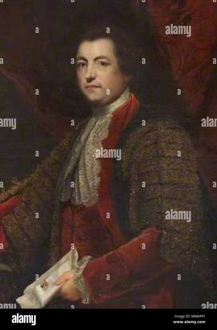 . Englisch: Charles Townshend, der Schatzkanzler Charles Townshend (1725-1767) Charles Townshend nach Reynolds Stockfoto