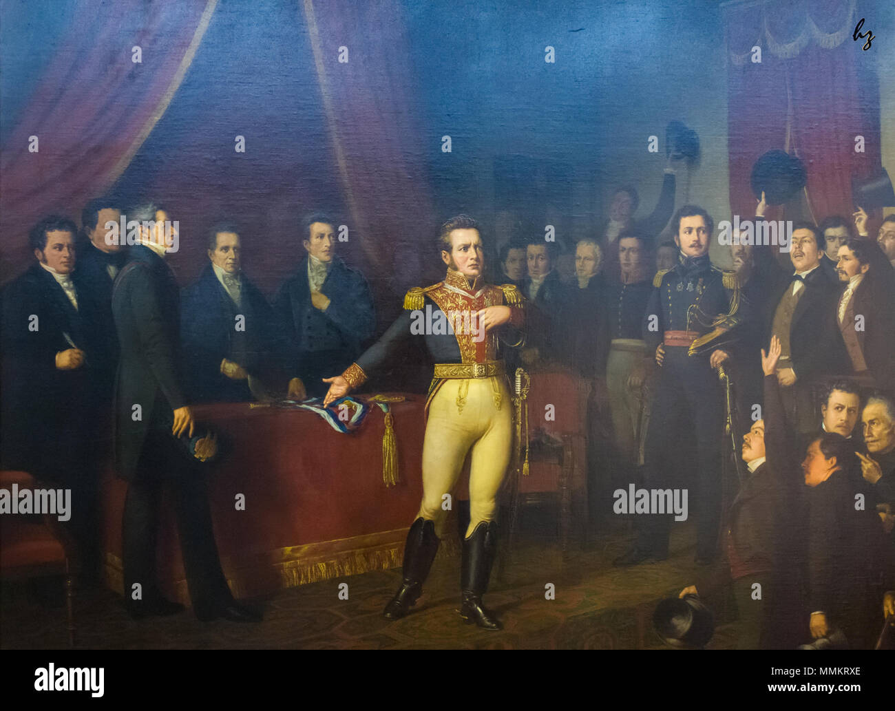 Abdicación de O'Higgins (29880203695) Stockfoto