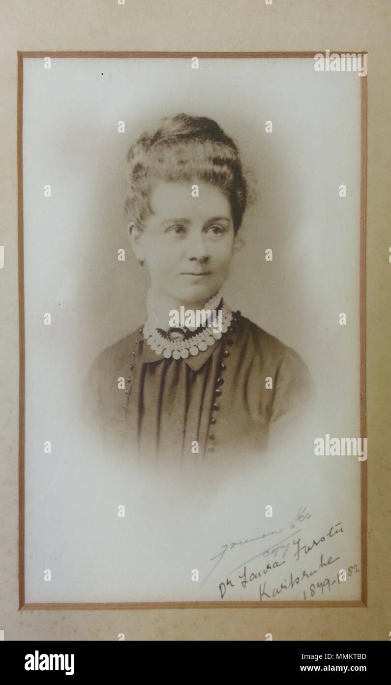 . Englisch: Laura E. Forster in einem Porträt im Alter von 21 Jahren in Deutschland. . 4. Januar 2017. Forster sgtrinaldi Dr. Laura E. Stockfoto