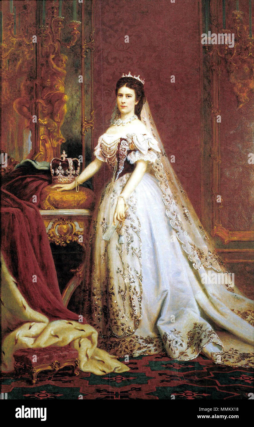 Erzsébet királyné von Székely Bertalan Stockfoto