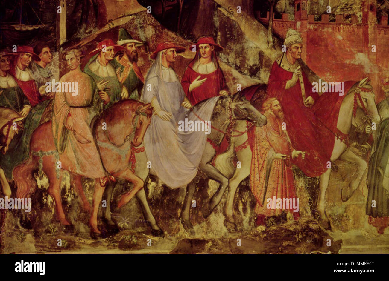 . Der Eingang des Papstes Alexander III. und Kaiser Friedrich Barbarossa in Rom, 1407. 1407. Spinello Aretino (1350 - 1410) Beschreibung italienischer Maler Geburtsdatum / Tod ca. 1345 vom 14. März 1410 Ort der Geburt / Todes Arezzo Arezzo Authority control: Q 287934 VIAF:?:? ISNI 19930886 0000 00006656 9620 ULAN:?? n 500030643 LCCN: 85057046 WGA:? Spinello Aretino WorldCat Alexander III Spinello Aretino 002 Stockfoto