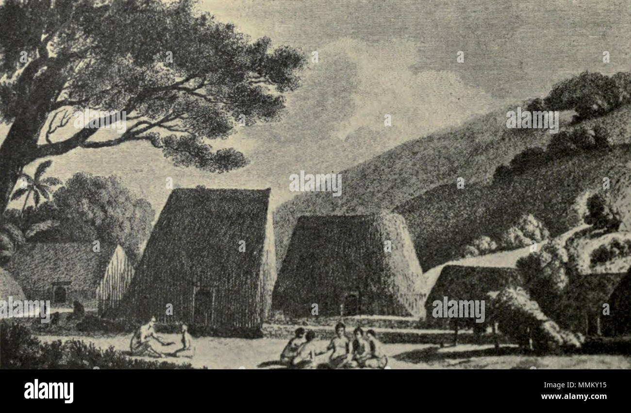 . Englisch: Ellis's Blick auf die Häuser an der Kealakekua, Ca. 1779, Memoiren Bishop Museum, Bd. II, Abb. 61. Big Island von Hawaii. . Ca. 1779?. William Ellis (1756 - 1785) Beschreibung der britische Naturforscher Geburtsdatum / Tod 1756 (ungeklärte) 1785 (ungeklärte) Arbeitsort Hawaii, Großbritannien Authority control: Q 3568594 8568667 ISNI VIAF:?:? 0000 0001 0336 0739 LCCN: 87916025 GND:?N??: 028051939 133195333 SUDOC WorldCat Ellis's Blick auf die Häuser an der Kealakekua, Memoiren Bishop Museum, Bd. II, Abb. 61 Stockfoto