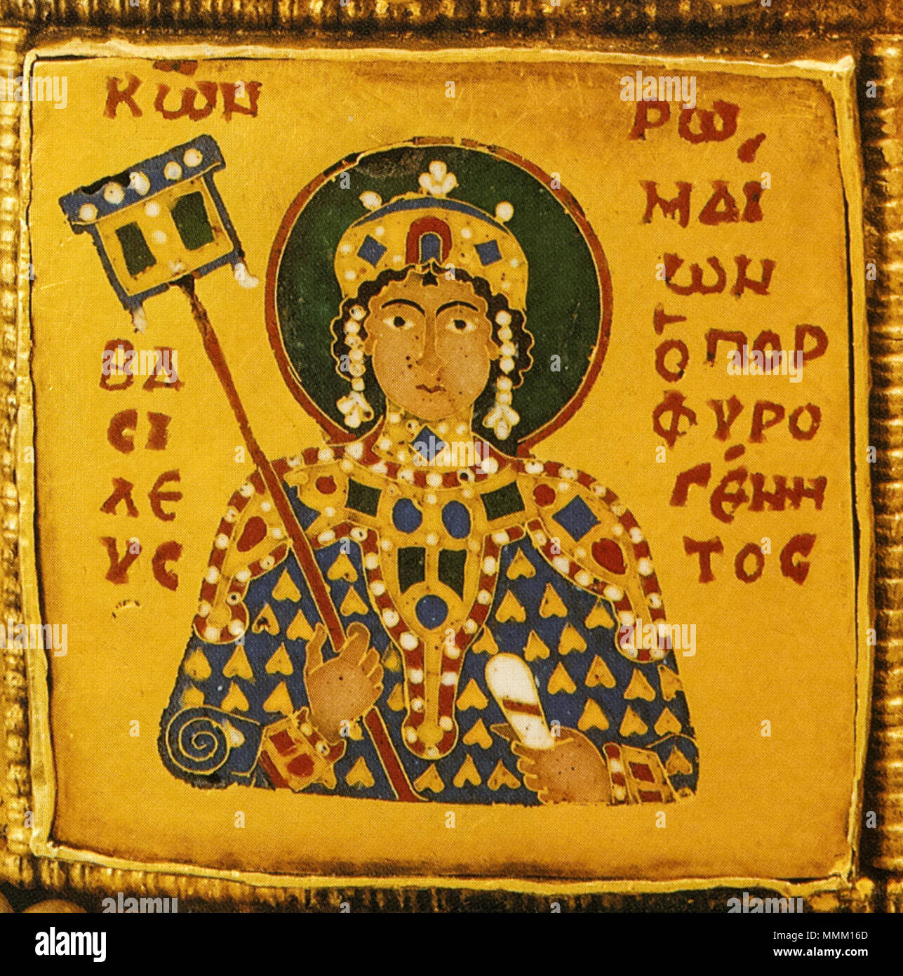 Konstantin Dukas (coKaiser) auf die Heilige Krone. 11. Jahrhundert