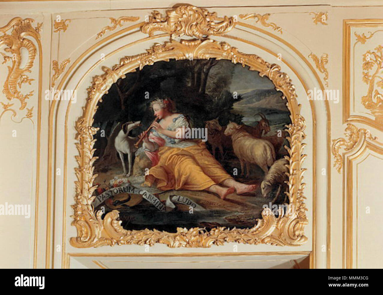 Delcloche, pastoralen Poesie, 1755, Palast der Justiz, Lüttich Stockfoto