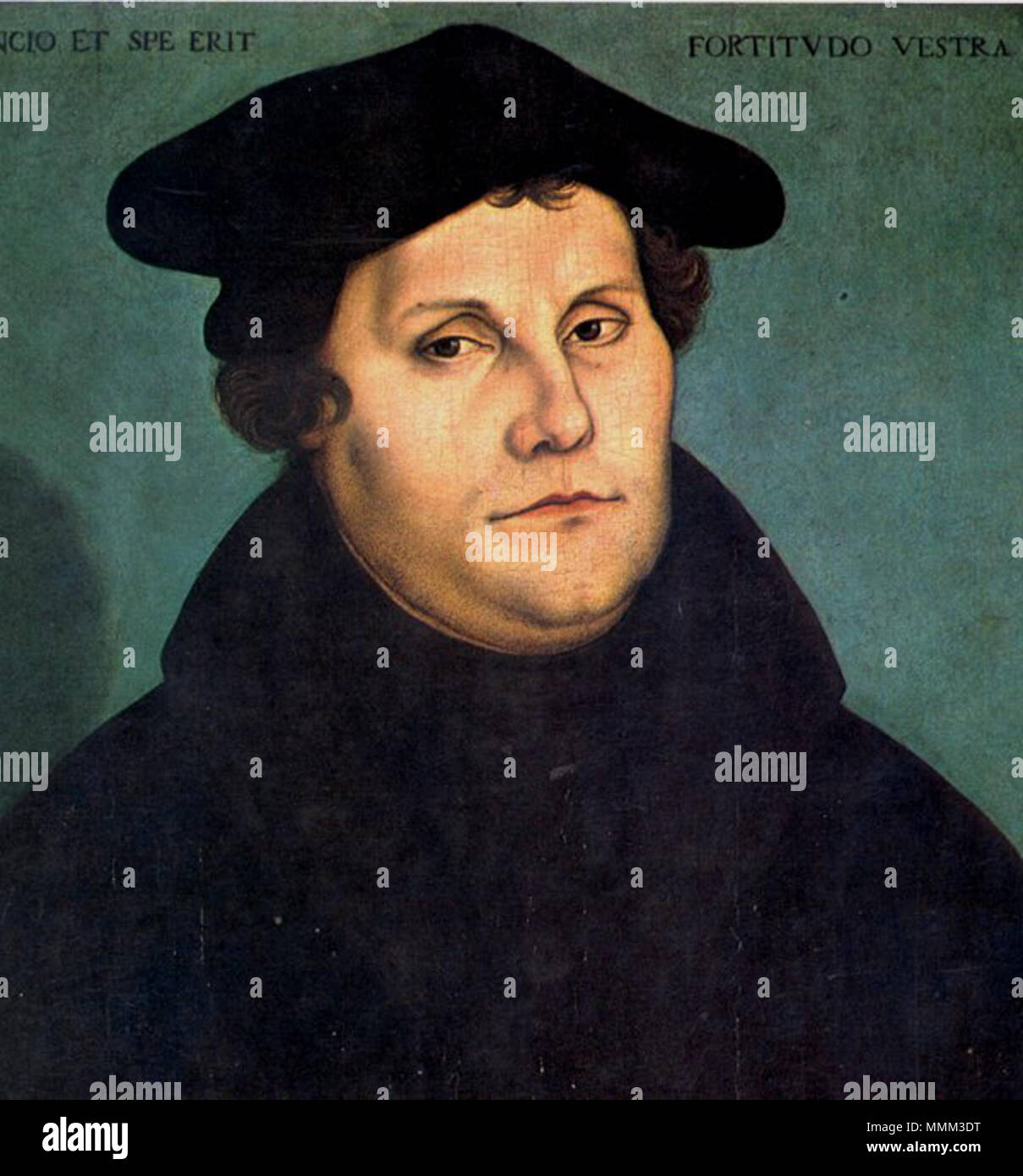 Martin Luther (Detail). 1529 (evtl. nach 1529). Martin Luther, 1529 Stockfoto