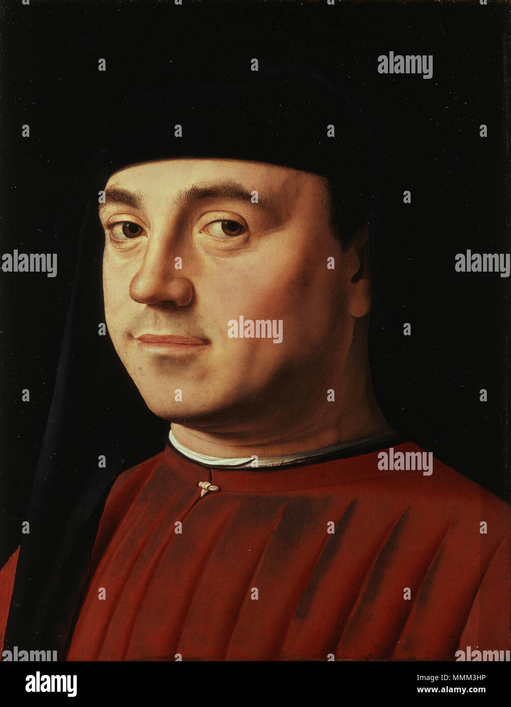 Porträt eines Menschen. ca. 1475. Antonello da Messina 054 Stockfoto