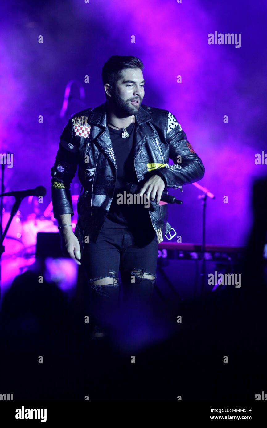 Kendji Girac ist ein französischer Sänger. Er ist der Gewinner der Saison 3 der Musik Wettbewerb die Stimme: la Plus Belle voix als Teil von Team Mika. Stockfoto
