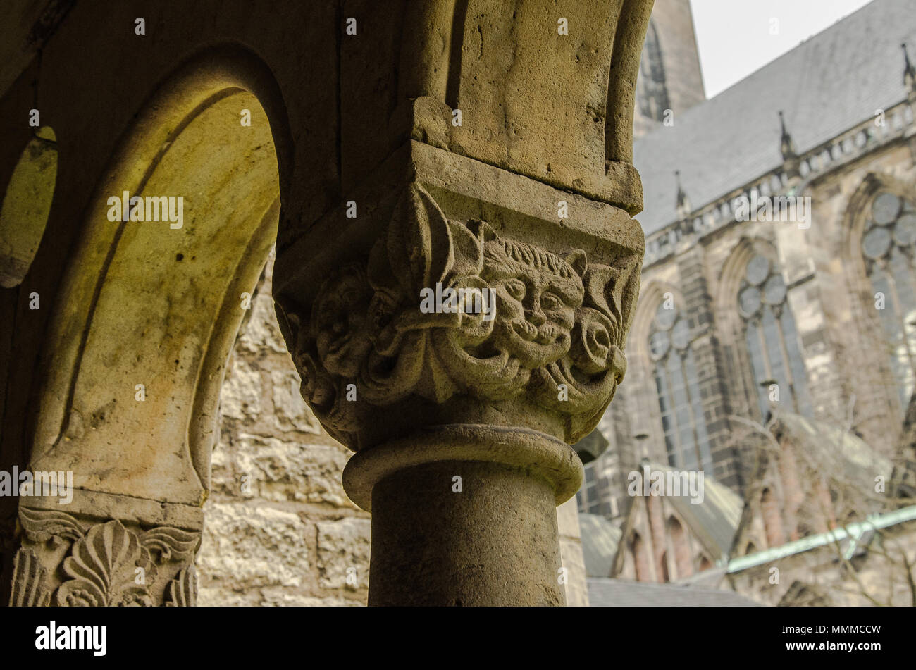 Magdeburger Dom, der offiziell als die Kathedrale der Heiligen Katharina und Maurice, einem protestantischen Kathedrale, das älteste gotische Kathedrale in Deutschland. Stockfoto