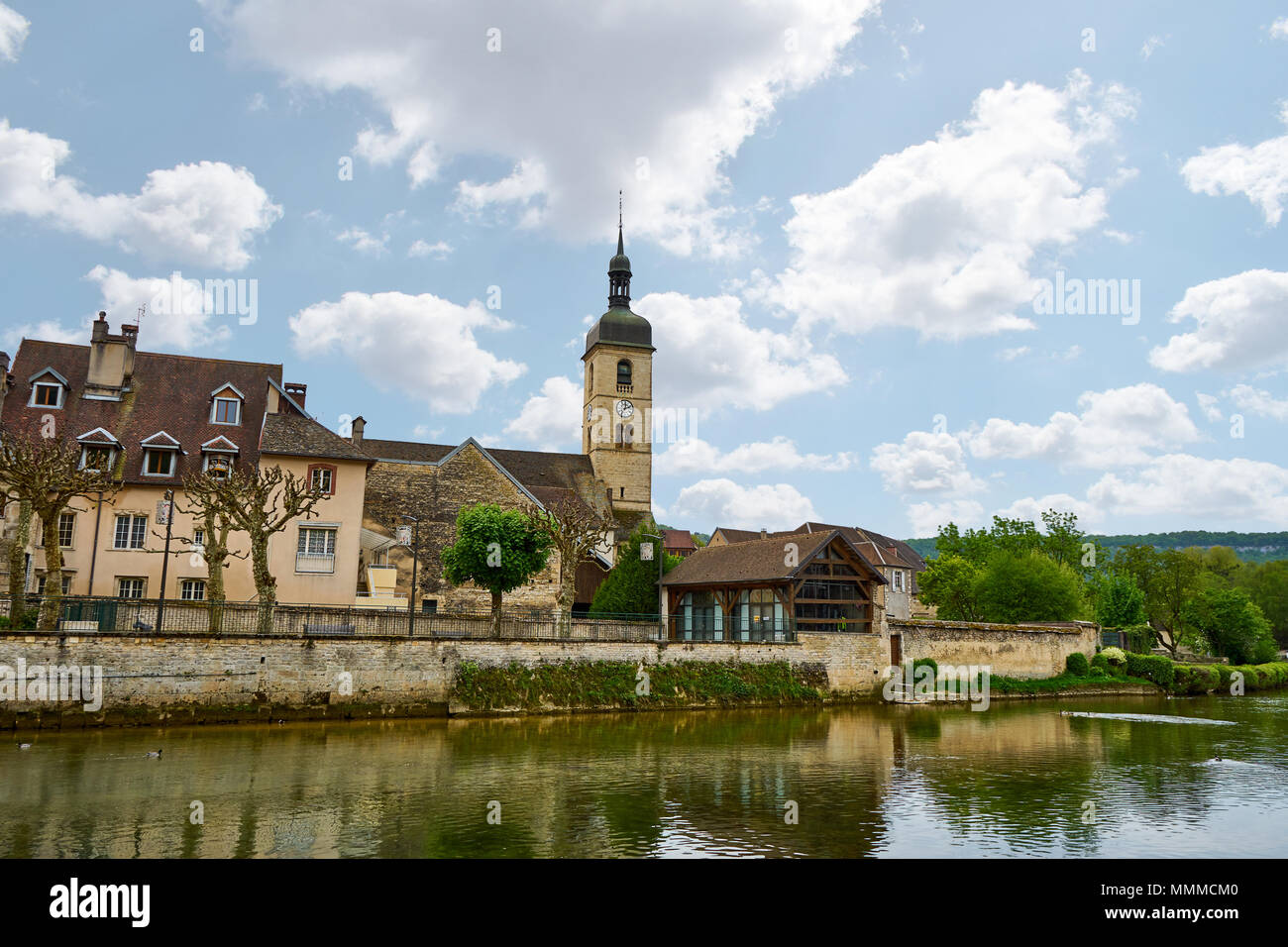 Eglise Saint Laurent Besançon Doubs Frankreich Stockfoto