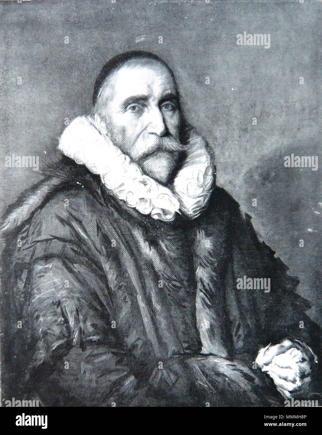 . Englisch: greystoke Schloss, Penrith, Cumberland Gemälde Öl auf Leinwand 83,7 von 64,7 cm Portrait eines 73 Jahre alten Mannes. 1650. Frans Hals, Bildnis eines Mannes im Alter von 73 - 1650 Stockfoto