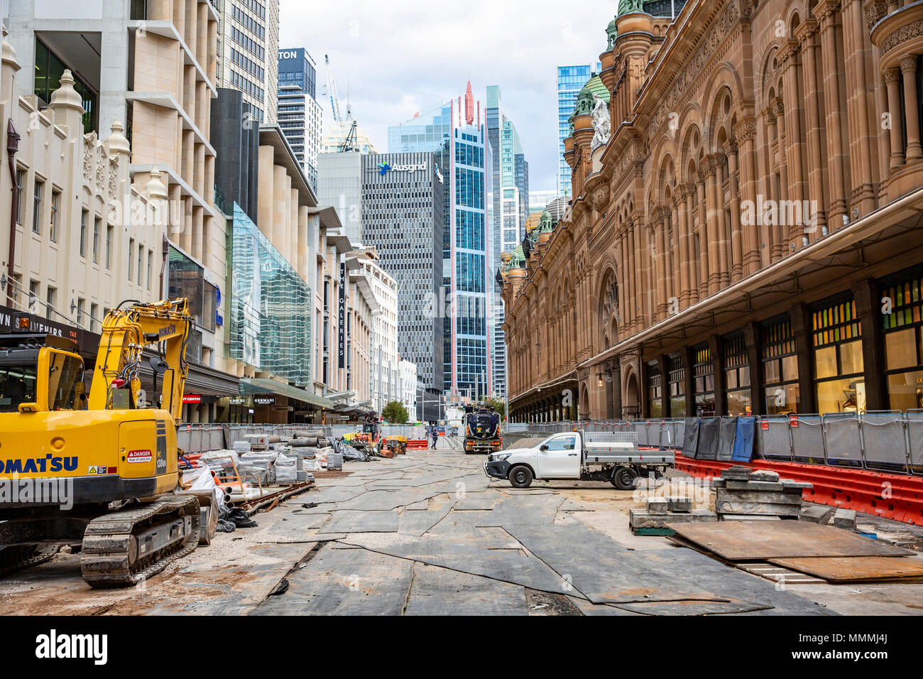 Queen Victoria Building Shopping Mall in der George Street, Sydney, Australien Stockfoto