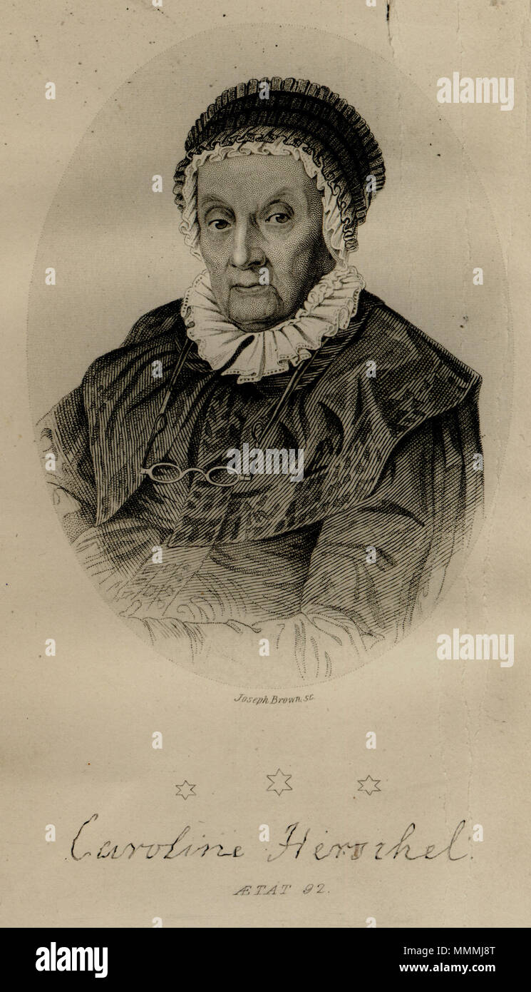 . Titelblatt von "Memoiren und Korrespondenz von Caroline Herschel" durch Frau John Herschel,-1876. London: John Murray, Albemarle Street, 1876. . 1876. Herschel, John, Frau,-1876 Caroline Herschel-1876 - Memoiren - frontispiz Stockfoto