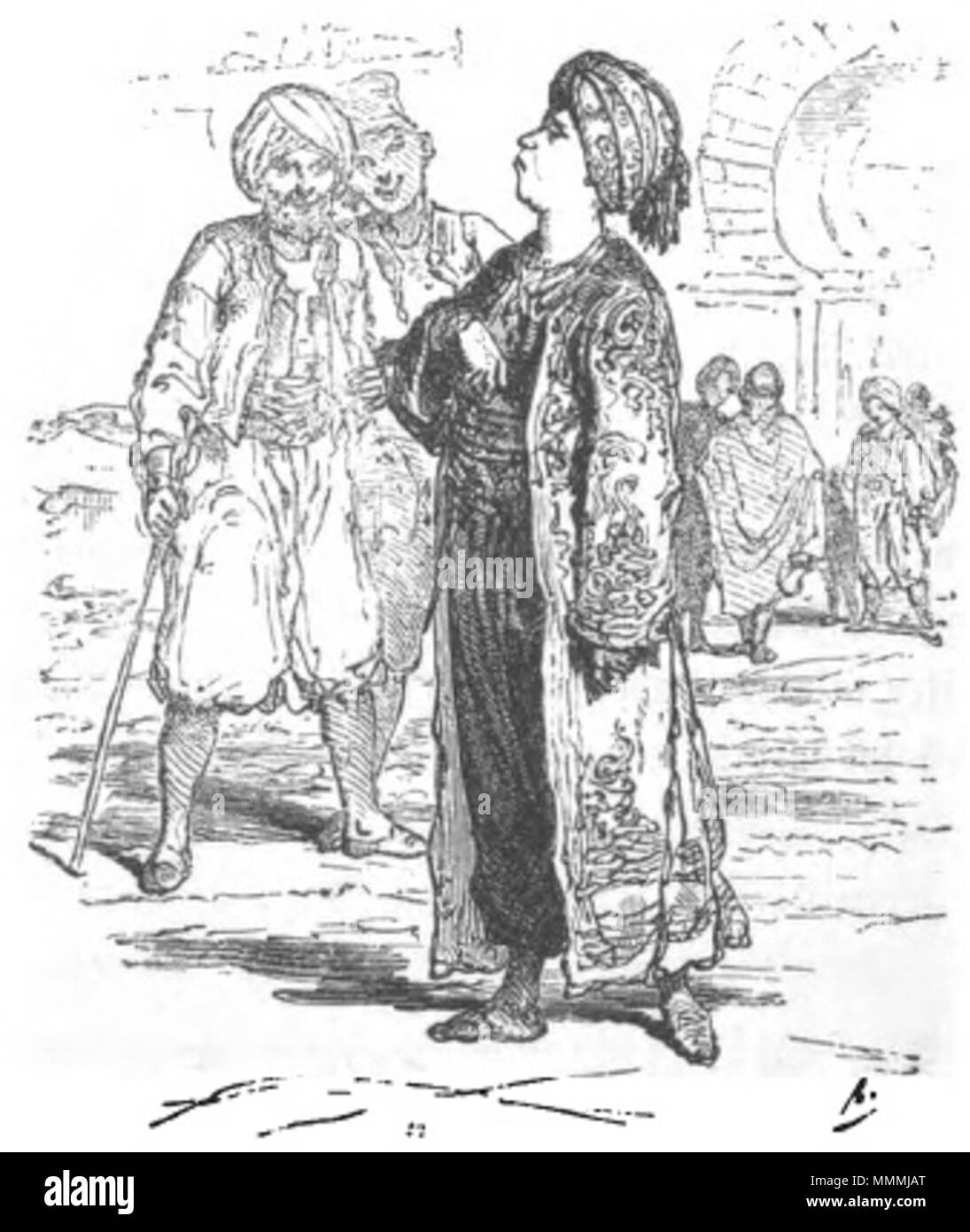 . English: Szene aus "Das Märchen vom falschen Prinzen: Der schneidergeselle auch Labakan präsentiert sein erspartes Gewand. 19. Bertall (1820 - 1882) Alternative Namen legal Name: Charles Albert d'Arnoux (Charles Konstante Albert Nicolas d'Arnoux de Limoges Saint-Saens) Beschreibung französischen Illustrator, Zeichner und Graveur Geburtsdatum / Tod 18 Dezember 1820 24 März 1882 Ort der Geburt / Todes Paris Soyons Authority control: Q 528753 VIAF:?:? ISNI 68925464 0000 0001 2281 2550 ULAN:?? n 500001672 LCCN: 83001791 NLA:? 36574893 WorldCat Bertall-Der vornehme Schneidergesell Stockfoto