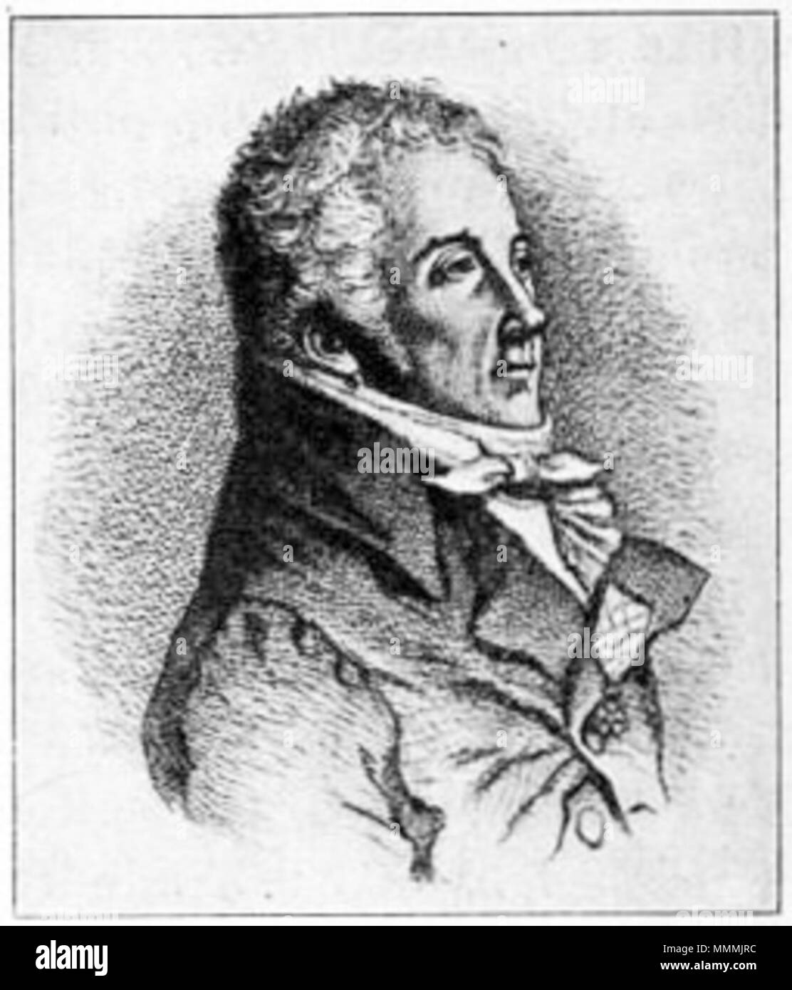 . Englisch: Nicolas Dalayrac Svenska: Nicolas Dalayrac. 1805. Nils Personne (Text), Unbekannt (Bild) 012 - Nicolas Dalayrac-Svenska teatern 2 Stockfoto