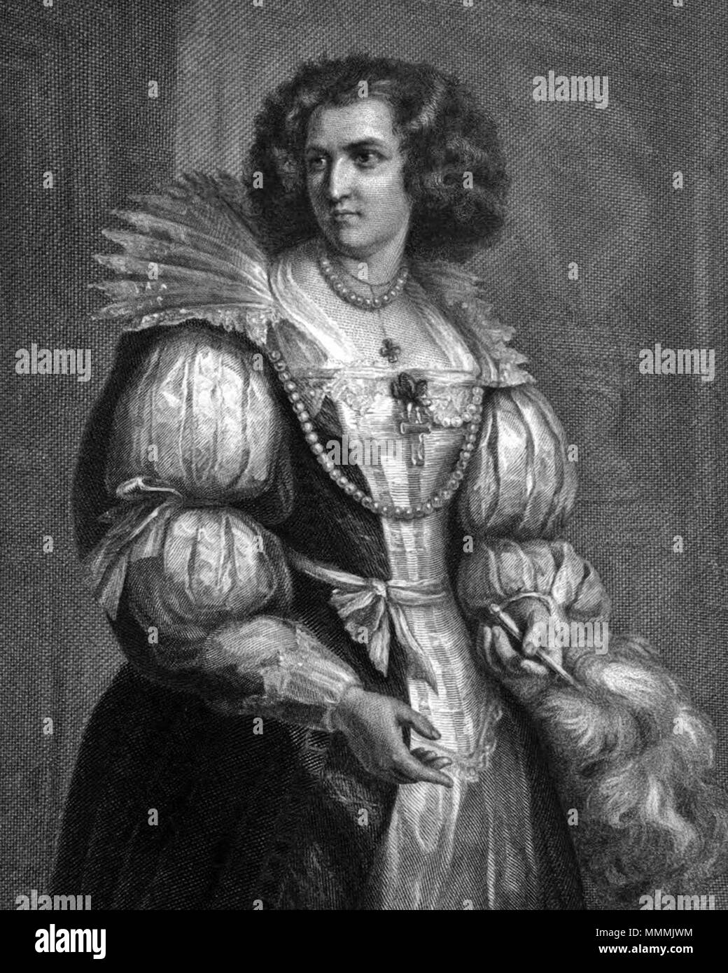 Schiller-Galerie Gräfin Terzky aus dem Wallenstein Stockfoto