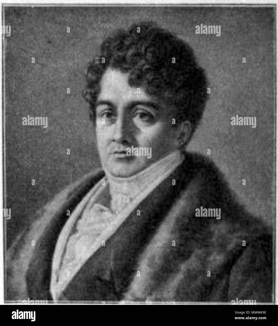 . Englisch: François-Joseph Talma Svenska: François-Joseph Talma. um 1830. Nils Personne (Text), Vignéron (Bild) 082 - Talma Stockfoto