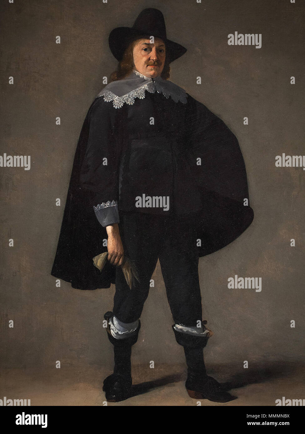 . Detail Bildnis eines Herrn in Schwarz. zwischen 1639 und 1640. Legion von Ehre 26. Stockfoto