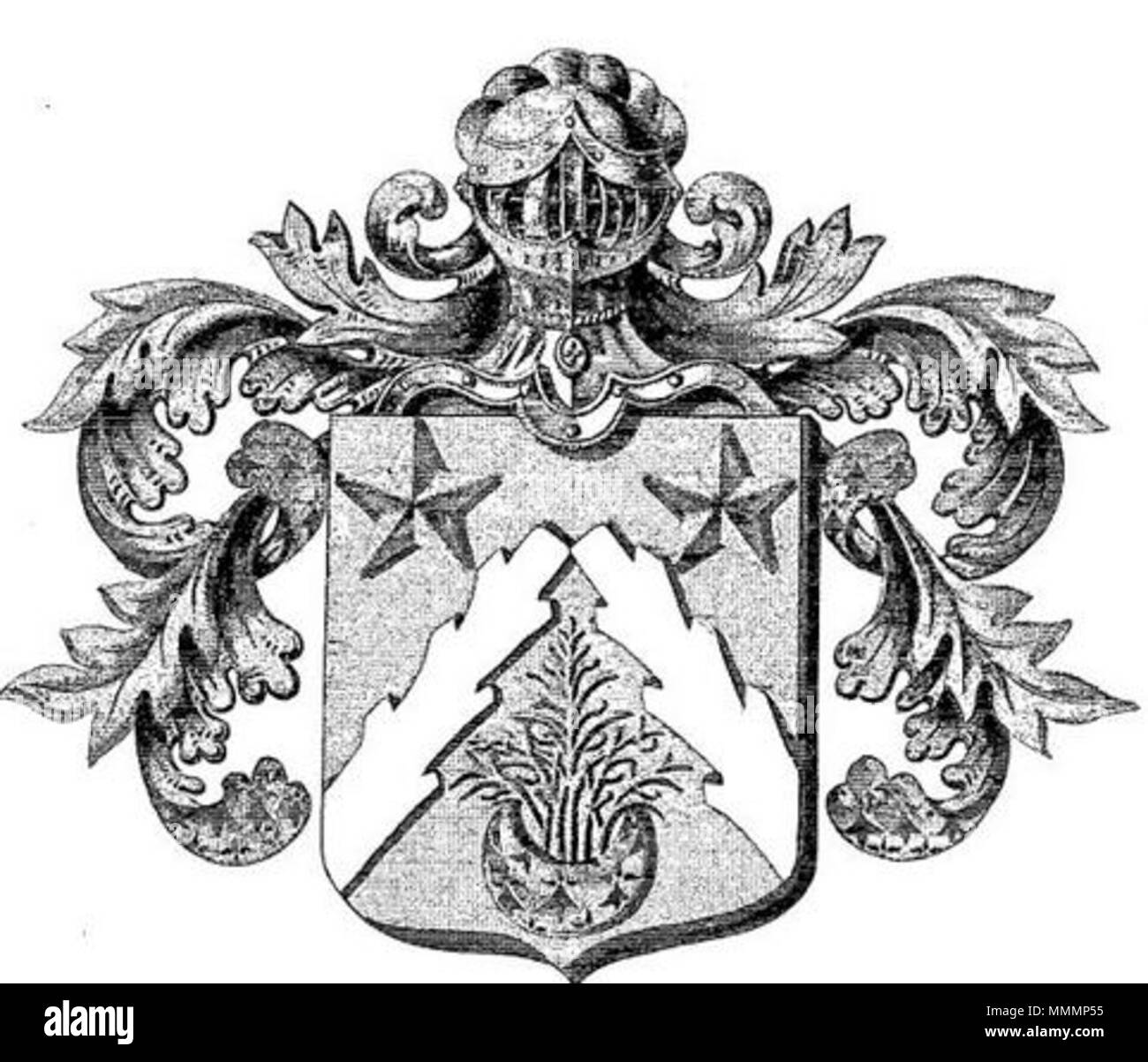 56 Armes de la Bruyère La Bruyère Stockfoto