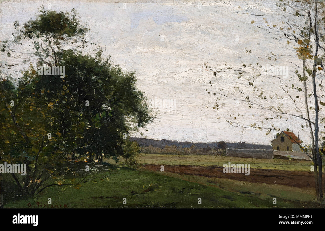 Landschaft. ca. 1864. Camille Pissarro - Paysage (ca. 1865) Stockfoto
