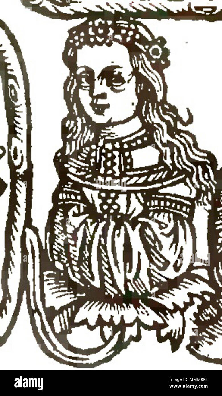 . Polski: Anna Jagiellonka (1515-1520). 1521. Unbekannt 47 Anna Jagiellonka 1515-1520 Stockfoto