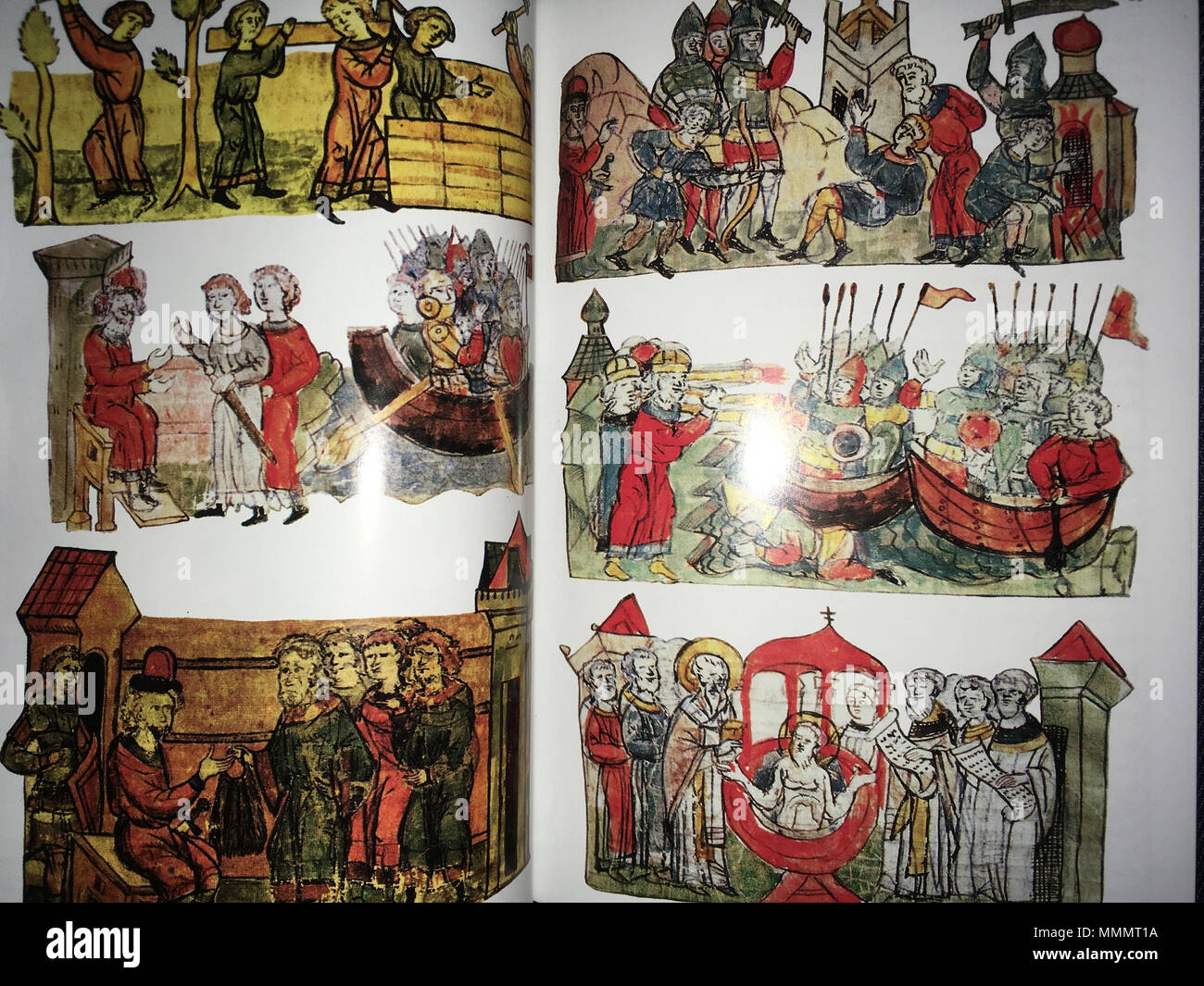 Bilder in der Wikinger, S. 64 - 65 Stockfoto