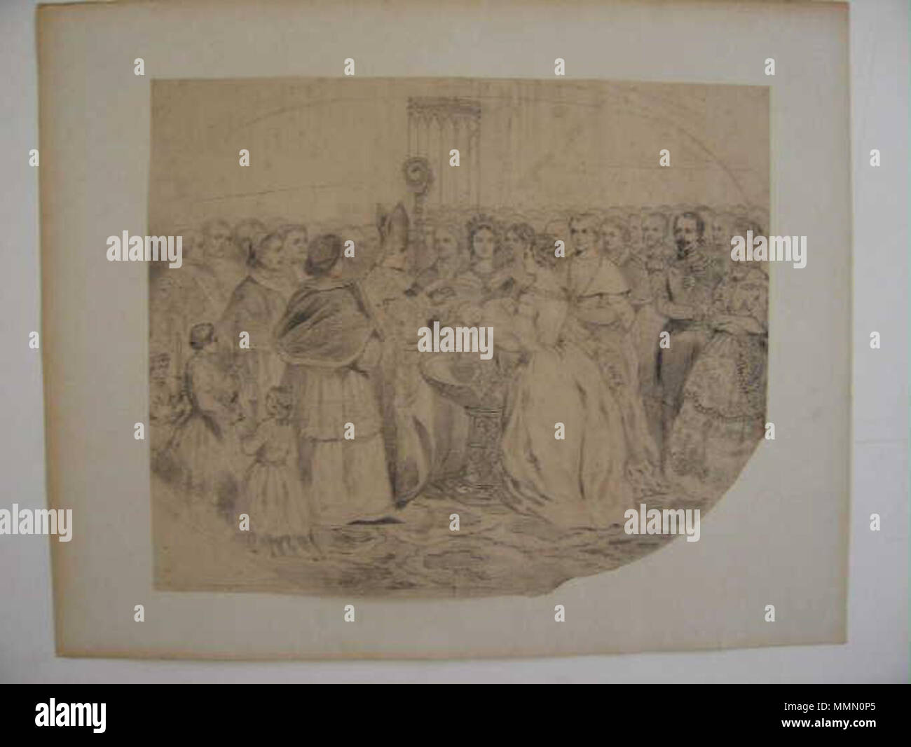 71 Baptême du prince Impérial Stockfoto