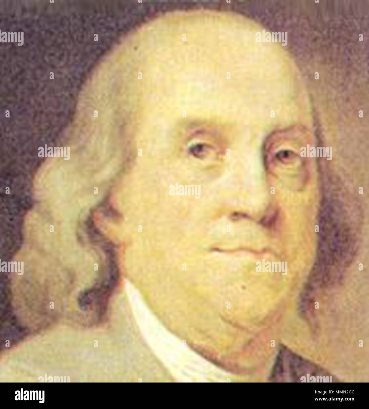 Benjamin Franklin 79 Benjamin Franklin Stockfoto